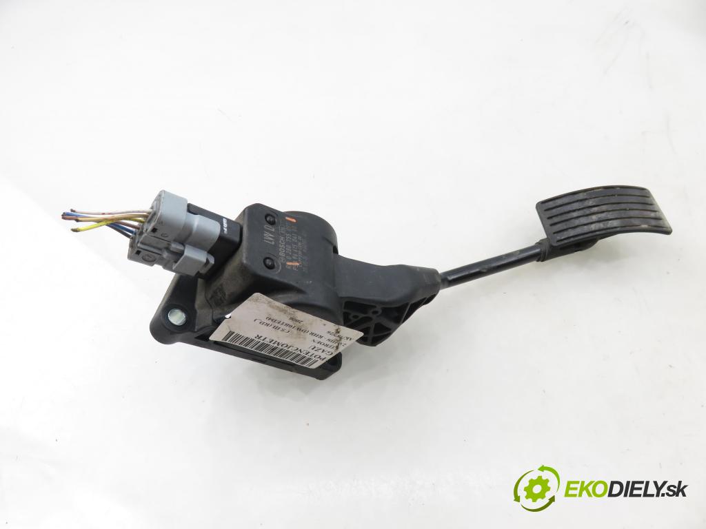CITROEN C5 III (RD_) SEDAN 2006 100,00 2.0 HDi - RHR (DW10BTED4) 1997,00 Potenciometer plynu 0280755097 ; 9661504180 (Potenciometer plynového pedálu)