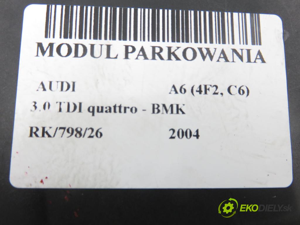 AUDI A6 (4F2, C6) SEDAN 2004 165,00 3.0 TDI quattro - BMK 2967,00 MODUL 4F0910283A ; 4F0919283A