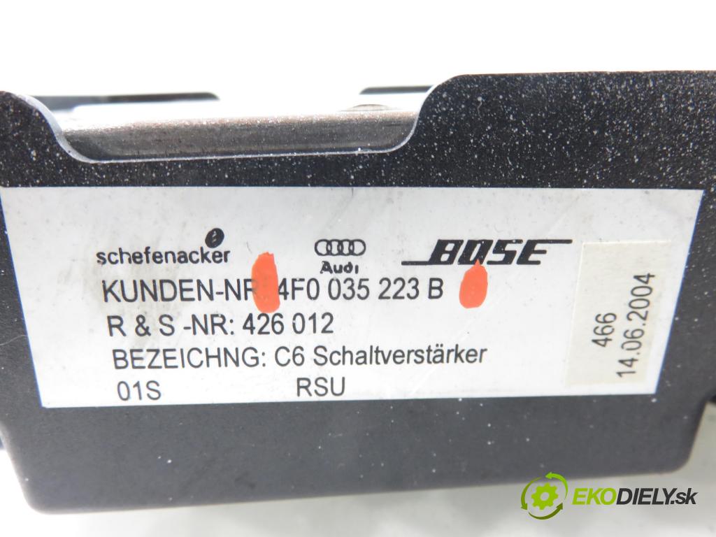 AUDI A6 (4F2, C6) SEDAN 2004 165,00 3.0 TDI quattro - BMK 2967,00 Zosilňovač 4F0035223B (Zosilňovač)