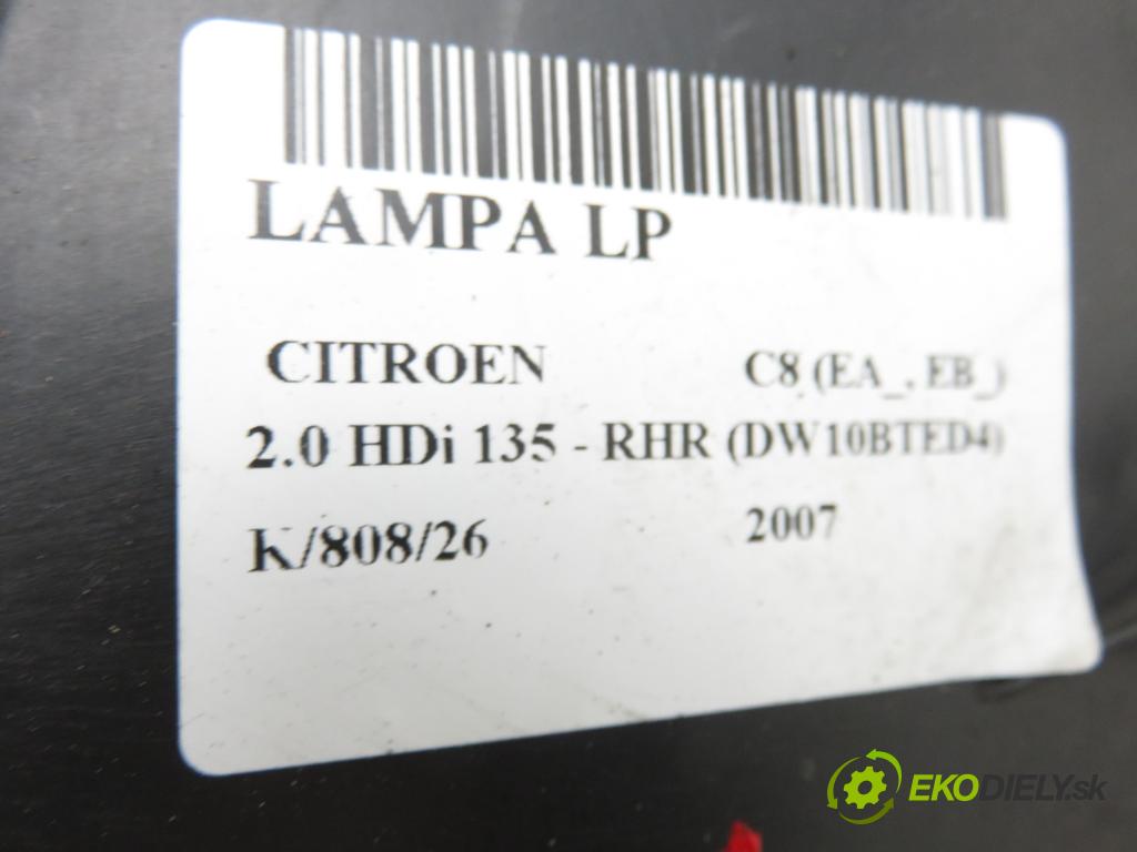 CITROEN C8 (EA_, EB_) MINIVAN 2007 100,00 2.0 HDi 135 - RHR (DW10BTED4) 1997,00 Svetlo LP