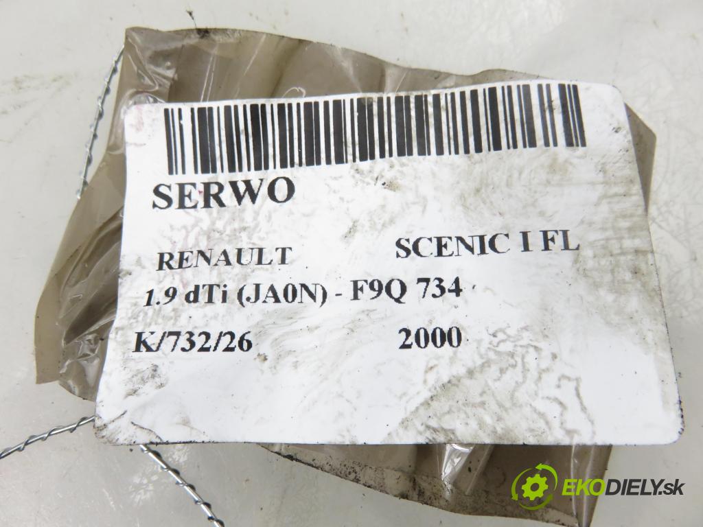 RENAULT SCENIC I (JA0/1_) MINIVAN 2000 72,00 1.9 dTi (JA0N) - F9Q 734 1870,00 posilovač 7700428596 ; 03776251014 (Servočerpadlo)