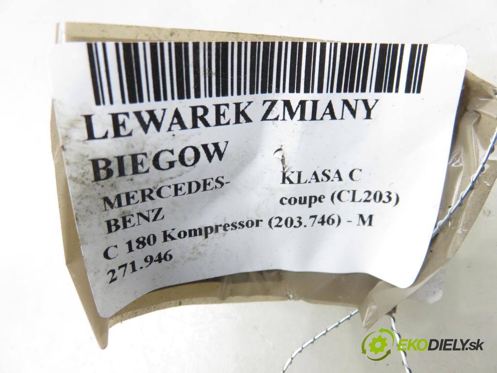 MERCEDES-BENZ KLASA C coupe (CL203) COUPE 2003 105,00 1.8 C 180 Kompressor 143 - M 271.946 1796,00 ZVEDÁK: 20326009