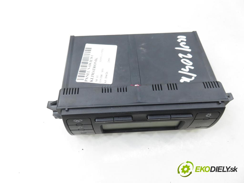 SEAT LEON (1M1) HB 2000 81,00 1.9 TDI 110 - ASV 1896,00 Panel topení KLIMATRONIK 1M0820043E ; 5HB00797810
