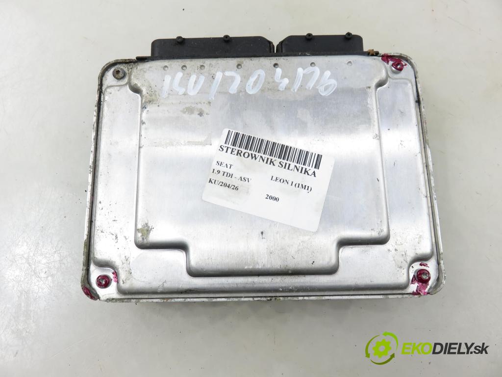 SEAT LEON (1M1) HB 2000 81,00 1.9 TDI 110 - ASV 1896,00 Riadiaca jednotka Motor 038906012JJ ; 0281011997