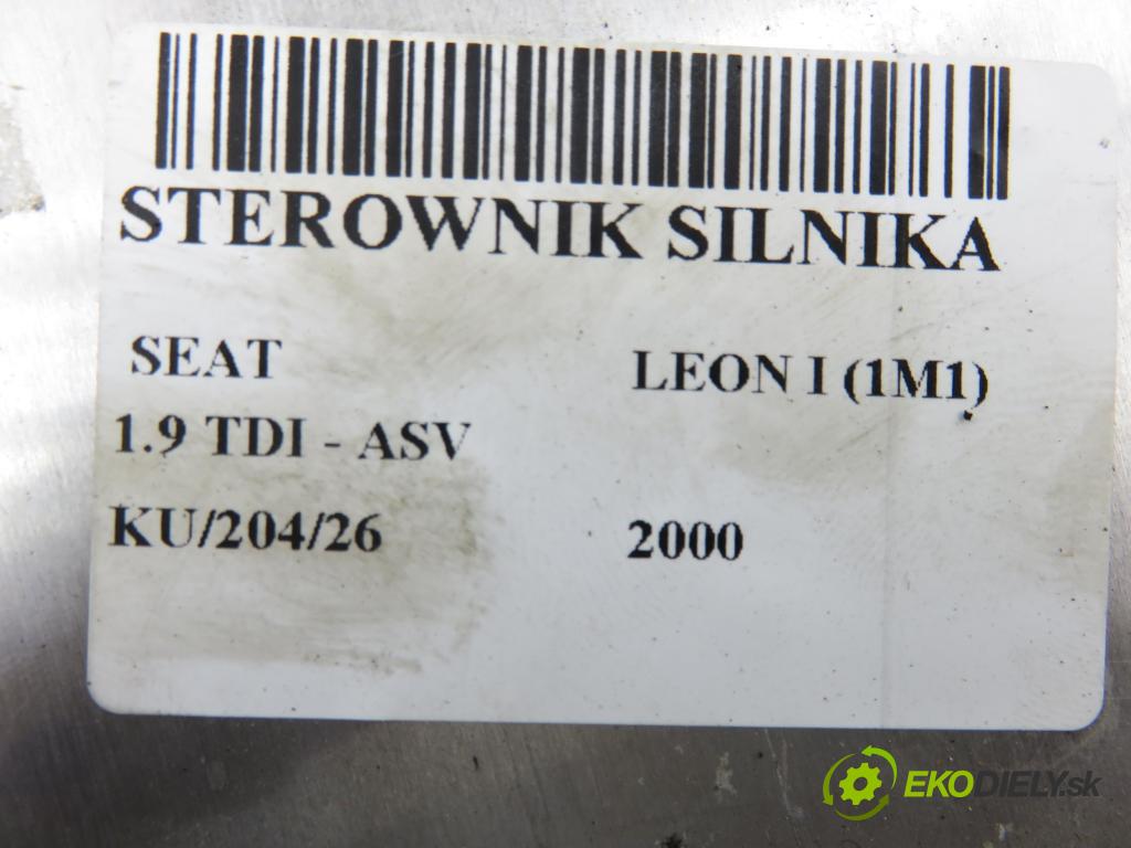 SEAT LEON (1M1) HB 2000 81,00 1.9 TDI 110 - ASV 1896,00 Riadiaca jednotka Motor 038906012JJ ; 0281011997