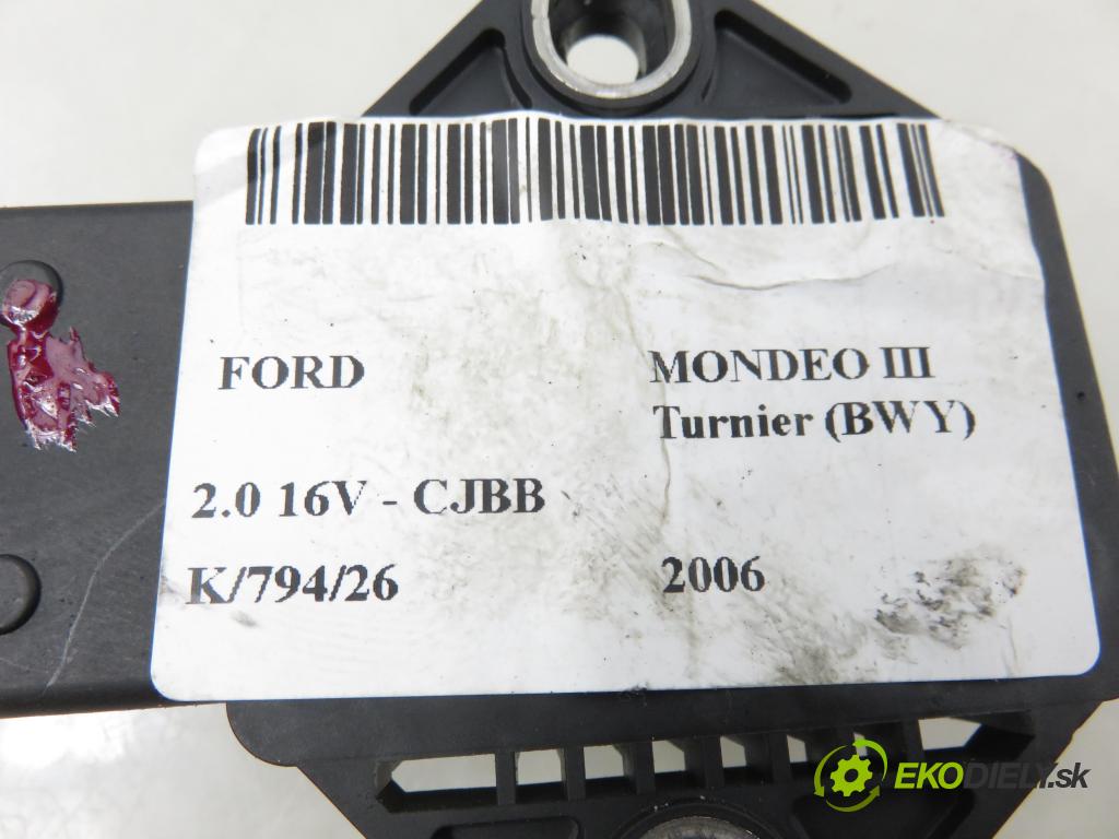 FORD MONDEO III Turnier (BWY) KOMBI 2006 107,00 2.0 16V - CJBB 1999,00 Snímač ESP 0265005617 ; 4S7T14B296AA