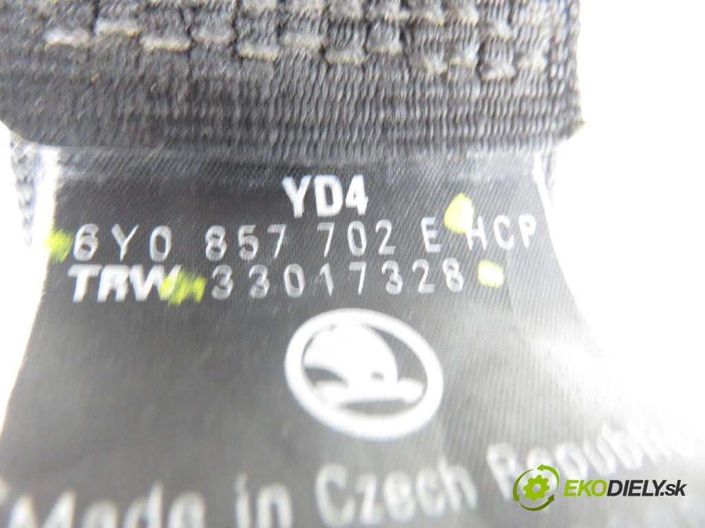 SKODA FABIA I (6Y2) HB 2001 44,00 1.4 MPi 60 - AZE 1397,00 Držiak bezpečnostný PP 6Y0857702E ; 33017328