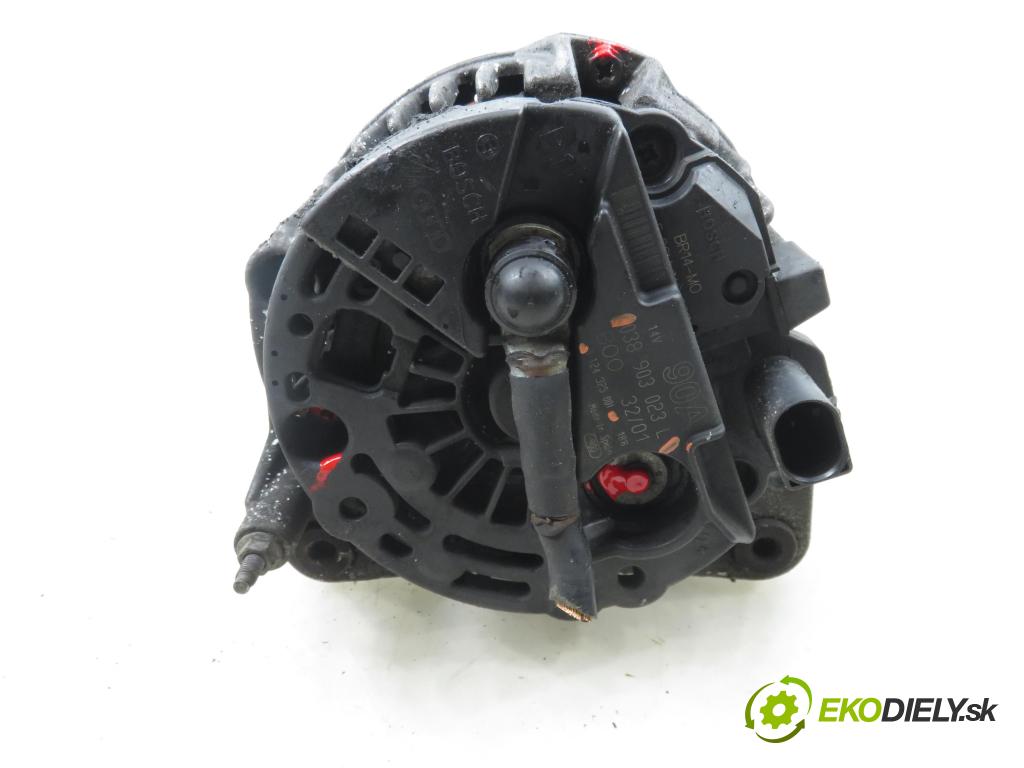 AUDI A3 (8L1) HB 2001 96,00 1.9 TDI PD 130 - ASZ 1896,00 Alternátor 0124325001 ; 038903023L (Alternátor)