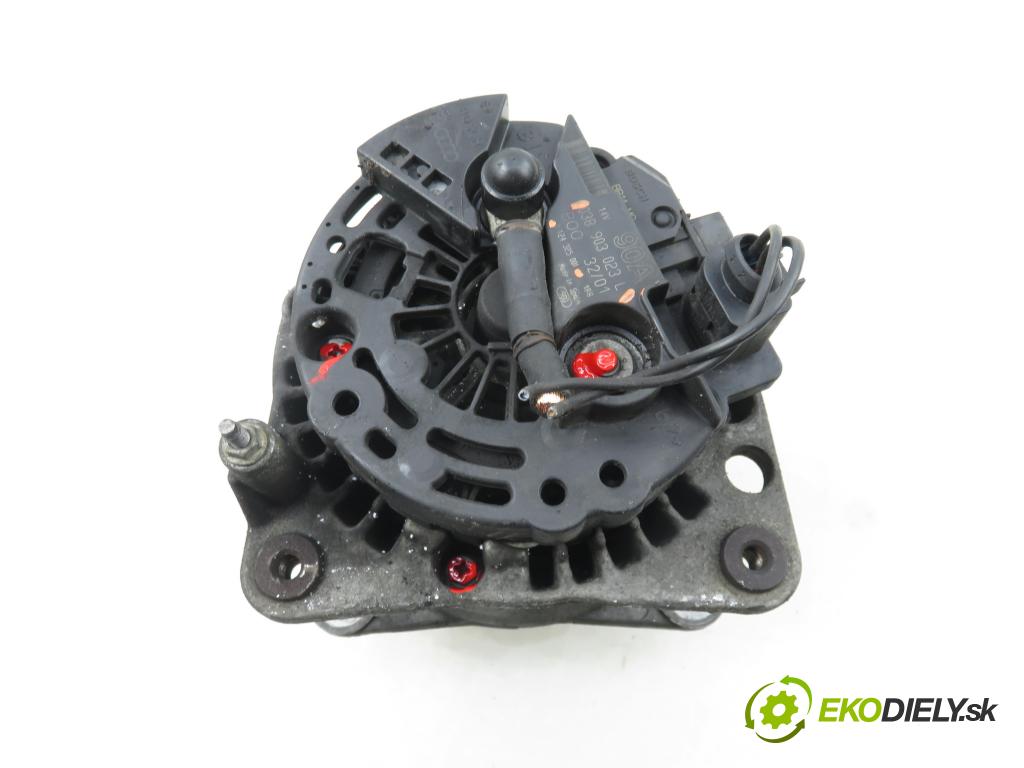 AUDI A3 (8L1) HB 2001 96,00 1.9 TDI PD 130 - ASZ 1896,00 Alternátor 0124325001 ; 038903023L (Alternátor)