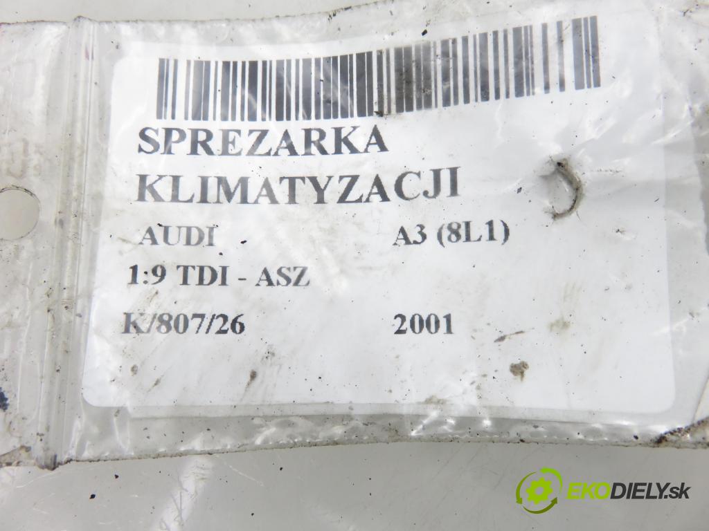 AUDI A3 (8L1) HB 2001 96,00 1.9 TDI PD 130 - ASZ 1896,00 KOMPRESOR: klimatizácie 1J0820803K (Kompresor klimatizácie)