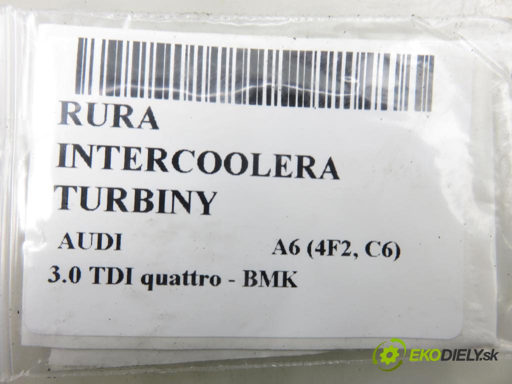 AUDI A6 (4F2, C6) SEDAN 2004 165,00 3.0 TDI quattro - BMK 2967,00 Rúra intercoolera turba 4F0145732B ; 4F0145731E