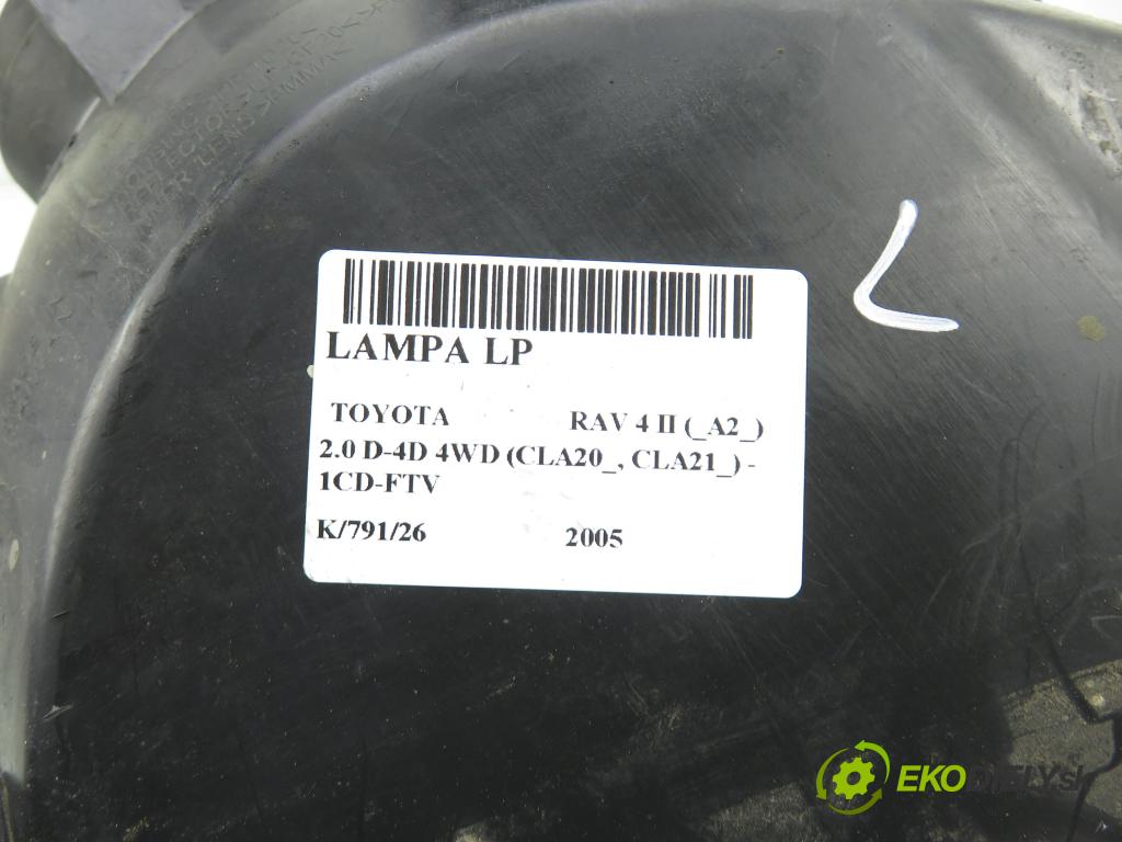 TOYOTA RAV 4 II (_A2_) SUV 2005 85,00 2.0 D-4D 4WD 116 - 1CD-FTV 1995,00 Svetlo LP