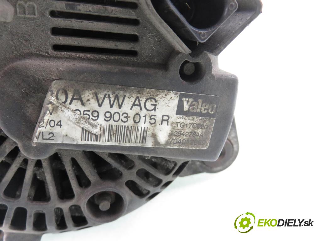 AUDI A6 (4F2, C6) SEDAN 2004 165,00 3.0 TDI quattro - BMK 2967,00 Alternátor 059903015R (Alternátor)