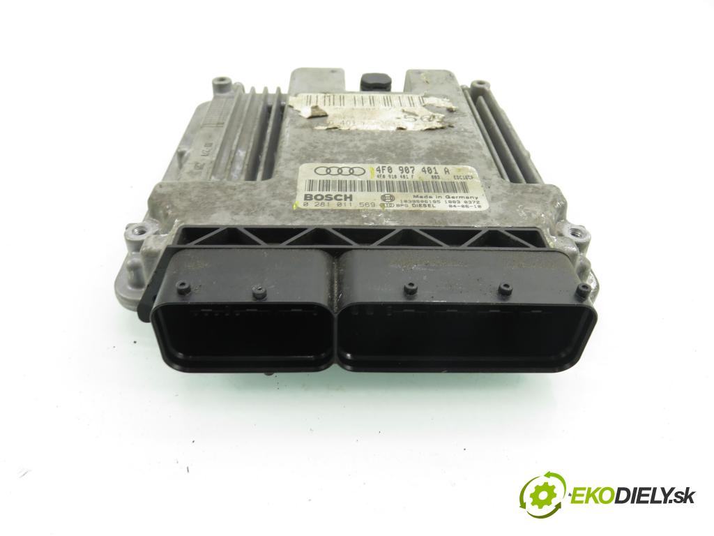 AUDI A6 (4F2, C6) SEDAN 2004 165,00 3.0 TDI quattro - BMK 2967,00 Riadiaca jednotka Motor 0281011569 ; 4F0907401A ; 4F0910401F
