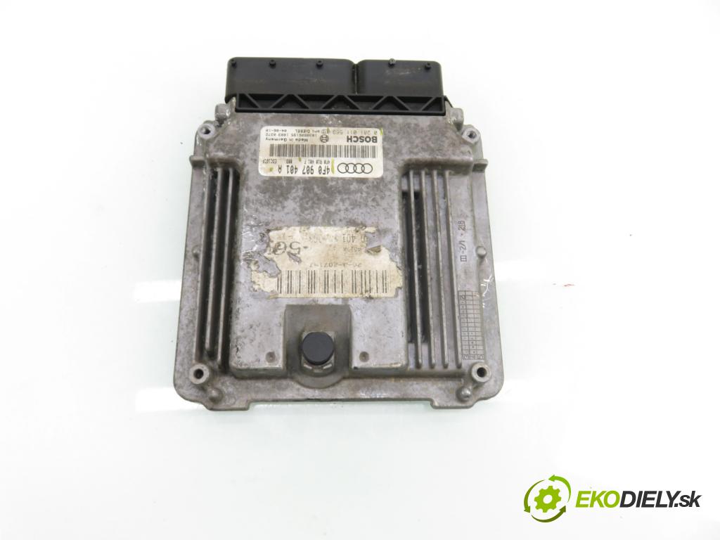 AUDI A6 (4F2, C6) SEDAN 2004 165,00 3.0 TDI quattro - BMK 2967,00 Riadiaca jednotka Motor 0281011569 ; 4F0907401A ; 4F0910401F