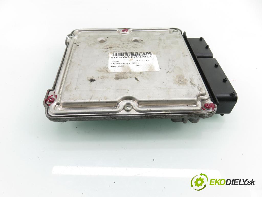 AUDI A6 (4F2, C6) SEDAN 2004 165,00 3.0 TDI quattro - BMK 2967,00 Riadiaca jednotka Motor 0281011569 ; 4F0907401A ; 4F0910401F