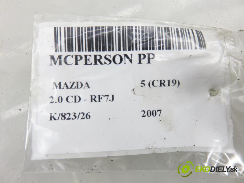 MAZDA 5 (CR19) MINIVAN 2007 105,00 2.0 MZR-CD 143 - RF7J 1998,00 MCPERSON PP DSB164G