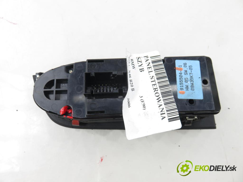 BMW 3 (E90) SEDAN 2006 95,00 318 i 129 - N46 B20 B 1995,00 Panel ovládania okien 9155504