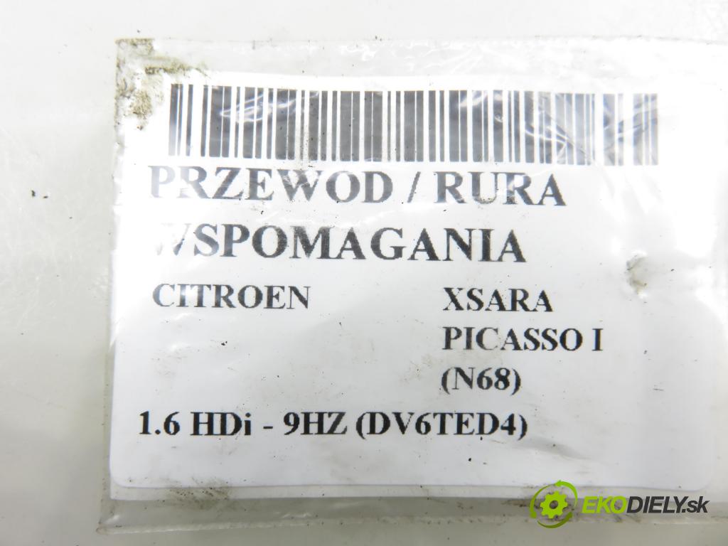 CITROEN XSARA PICASSO (N68) MINIVAN 2005 80,00 1.6 HDi - 9HZ (DV6TED4) 1560,00 rúrka / Rúra servočerpadlo 9647165380