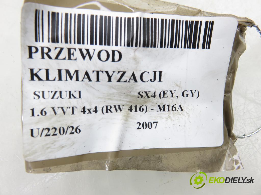 SUZUKI SX4 (EY, GY) CROSSOVER 2007 79,00 1.6 VVT 4x4 (RW 416) 107 - M16A 1586,00 rúrka klimatizácie 9573179J11