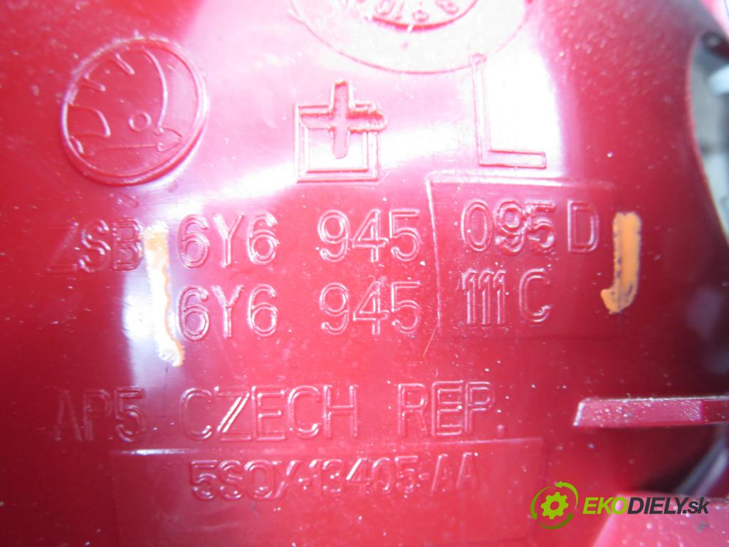 SKODA FABIA I (6Y2) HB 2007 55,00 1.4 16V - BBY 1390,00 Svetlo ľavé zadné 6Y6945111C ; 6Y6945095D