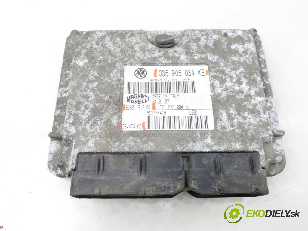 SKODA FABIA I (6Y2) HB 2007 55,00 1.4 16V - BBY 1390,00 řídící jednotka motora 6160131301 ; 036906034KE ; IAW4TVKE