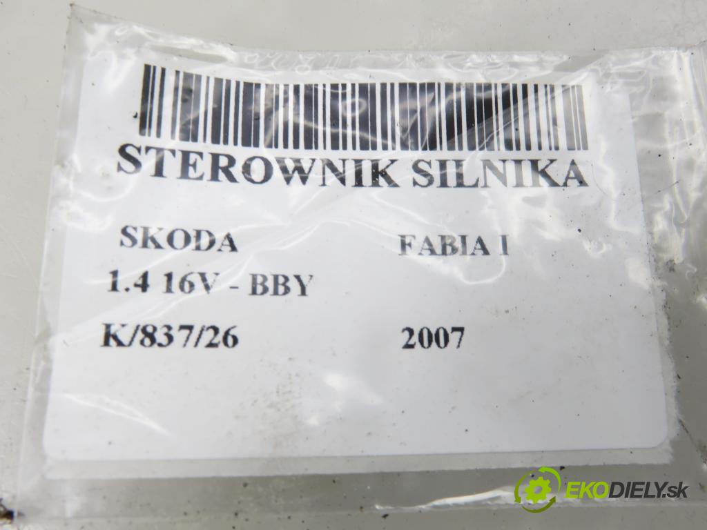 SKODA FABIA I (6Y2) HB 2007 55,00 1.4 16V - BBY 1390,00 Riadiaca jednotka Motor 6160131301 ; 036906034KE ; IAW4TVKE