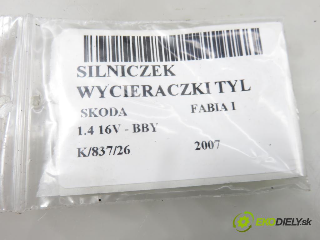 SKODA FABIA I (6Y2) HB 2007 55,00 1.4 16V - BBY 1390,00 Motorček stierače zadné 1J6955711G ; 404886B