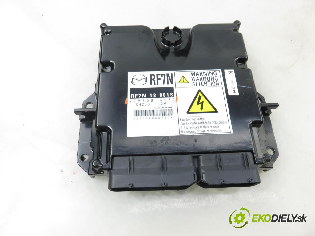MAZDA 5 (CR19) MINIVAN 2007 105,00 2.0 MZR-CD 143 - RF7J 1998,00 řídící jednotka motora 2758006672