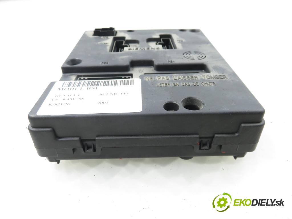 RENAULT SCENIC I (JA0/1_) MINIVAN 2001 0,00 1.6 - K4M 708 1598,00 MODUL BSI S108502610G ; 8200029342B