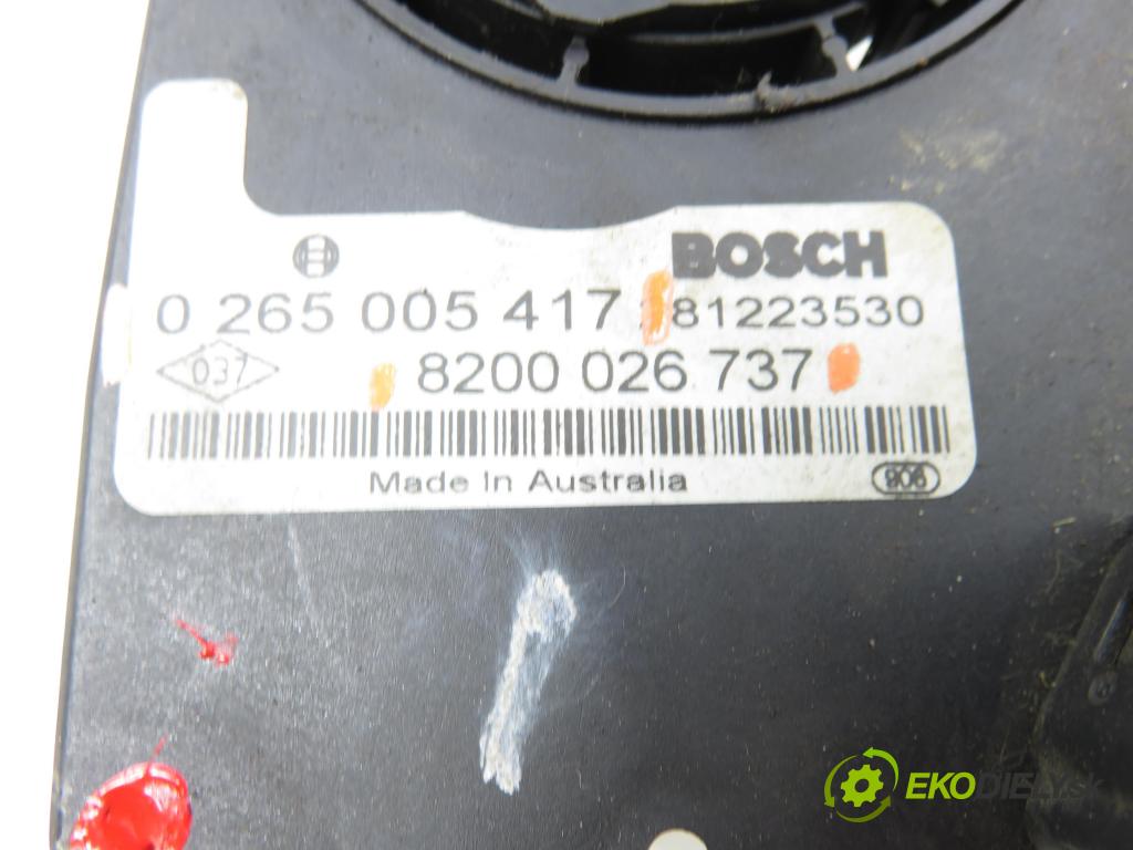 RENAULT SCENIC I (JA0/1_) MINIVAN 2001 0,00 1.6 - K4M 708 1598,00 Snímač KATA ABSTRAKTNÍ: 0265005417 ; 8200026737