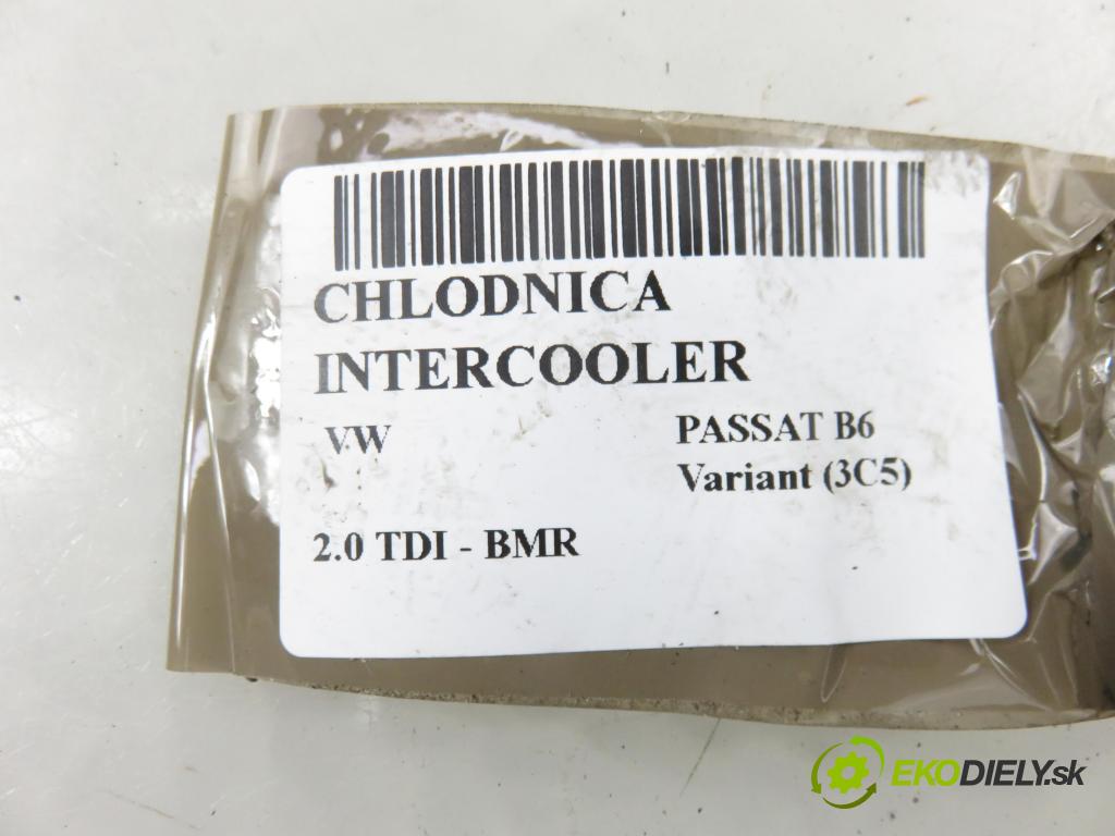 VW PASSAT B6 Variant (3C5) KOMBI 2007 125,00 2.0 TDI - BMR 1968,00 chladič intercooler 3C0145805P