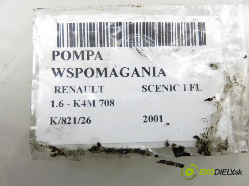 RENAULT SCENIC I (JA0/1_) MINIVAN 2001 0,00 1.6 - K4M 708 1598,00 Pumpa servočerpadlo  (Servočerpadlo)