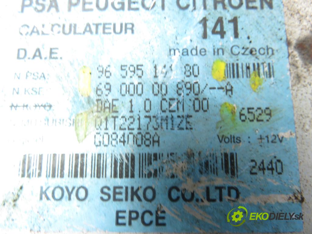 CITROEN C2 (JM_) HB 2006 50,00 1.4 HDi 68 8V - 8HZ 1398,00 Riadenie ZE riadením 6820000159A ; 9659514180 ; 6900000890A