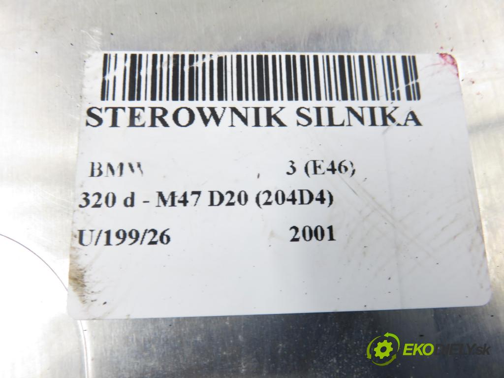 BMW 3 (E46) SEDAN 2001 110,00 320 d 150 - M47 D20 (204D4) 1995,00 Riadiaca jednotka Motor 7791190 ; 0281010565