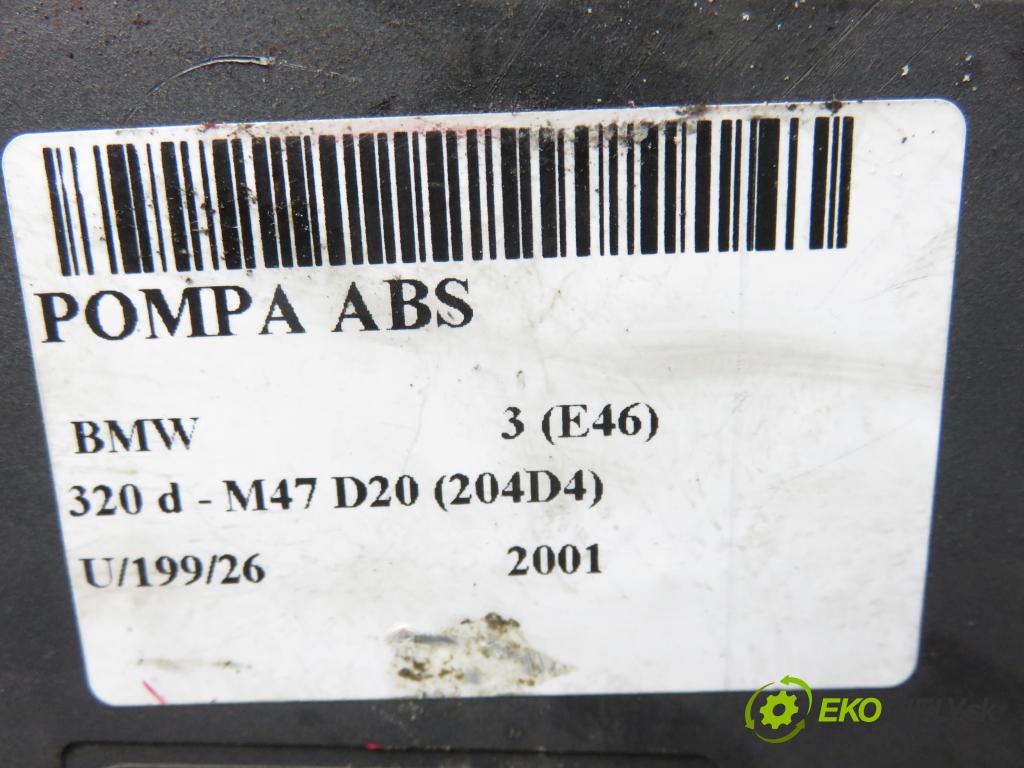 BMW 3 (E46) SEDAN 2001 110,00 320 d 150 - M47 D20 (204D4) 1995,00 Pumpa ABS 10096008113 ; 6759047 (Pumpa ABS)