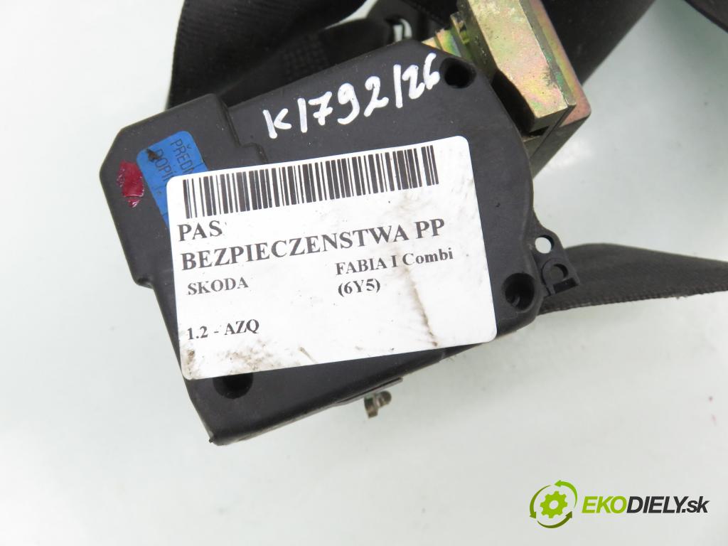 SKODA FABIA I Combi (6Y5) KOMBI 2004 47,00 1.2 - AZQ 1198,00 Držiak bezpečnostný PP 6Y0857702A ; 33009799