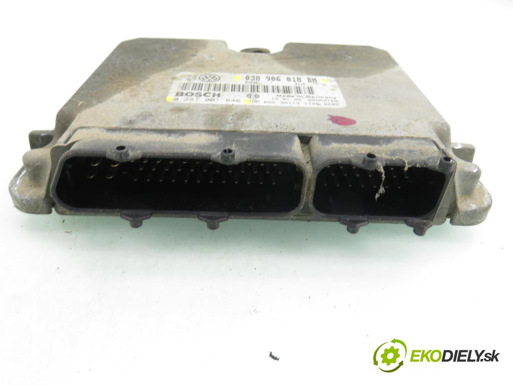 VW GOLF IV (1J1) HB 2000 66,00 1.9 TDI - ALH 1896,00 Riadiaca jednotka Motor 038906018BM ; 0281001846
