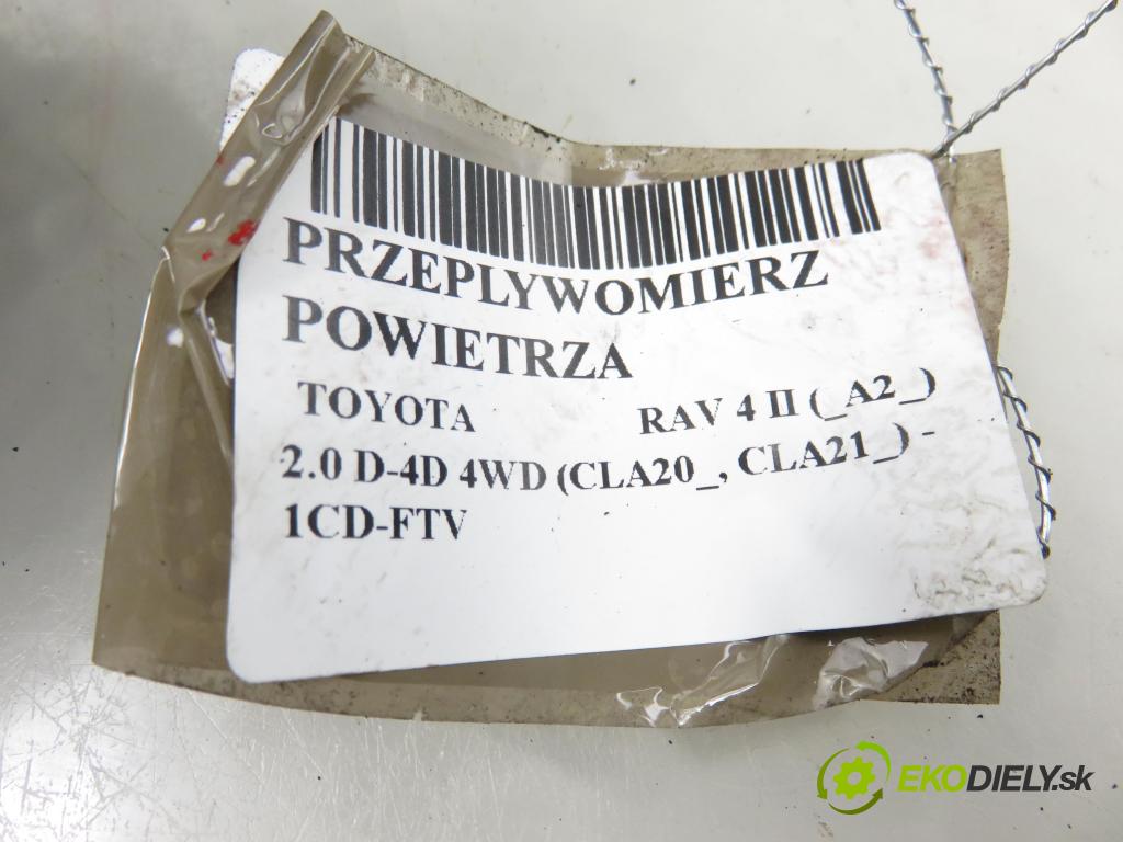 TOYOTA RAV 4 II (_A2_) SUV 2003 85,00 2.0 D-4D 4WD 116 - 1CD-FTV 1995,00 váha vzduchu vzduchu 2220427010 ; AFH70M23