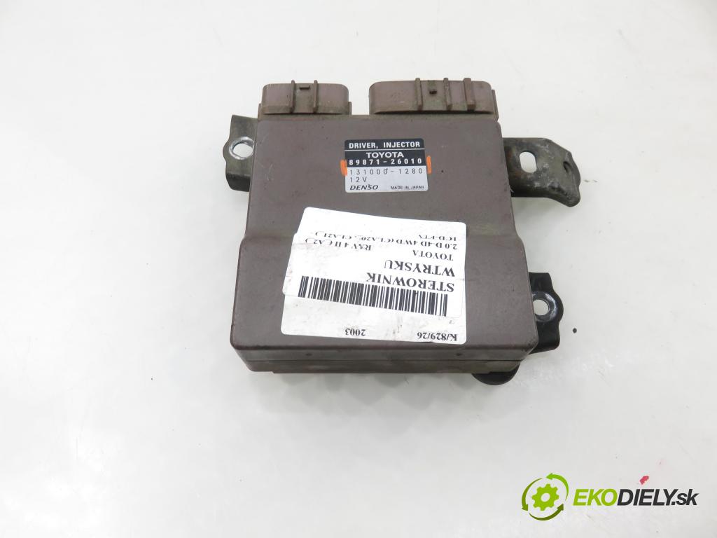 TOYOTA RAV 4 II (_A2_) SUV 2003 85,00 2.0 D-4D 4WD 116 - 1CD-FTV 1995,00 Riadiaca jednotka vstreku 8987126010 ; 1310001280
