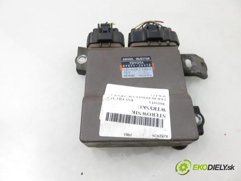 TOYOTA RAV 4 II (_A2_) SUV 2003 85,00 2.0 D-4D 4WD 116 - 1CD-FTV 1995,00 Riadiaca jednotka vstreku 8987126010 ; 1310001280