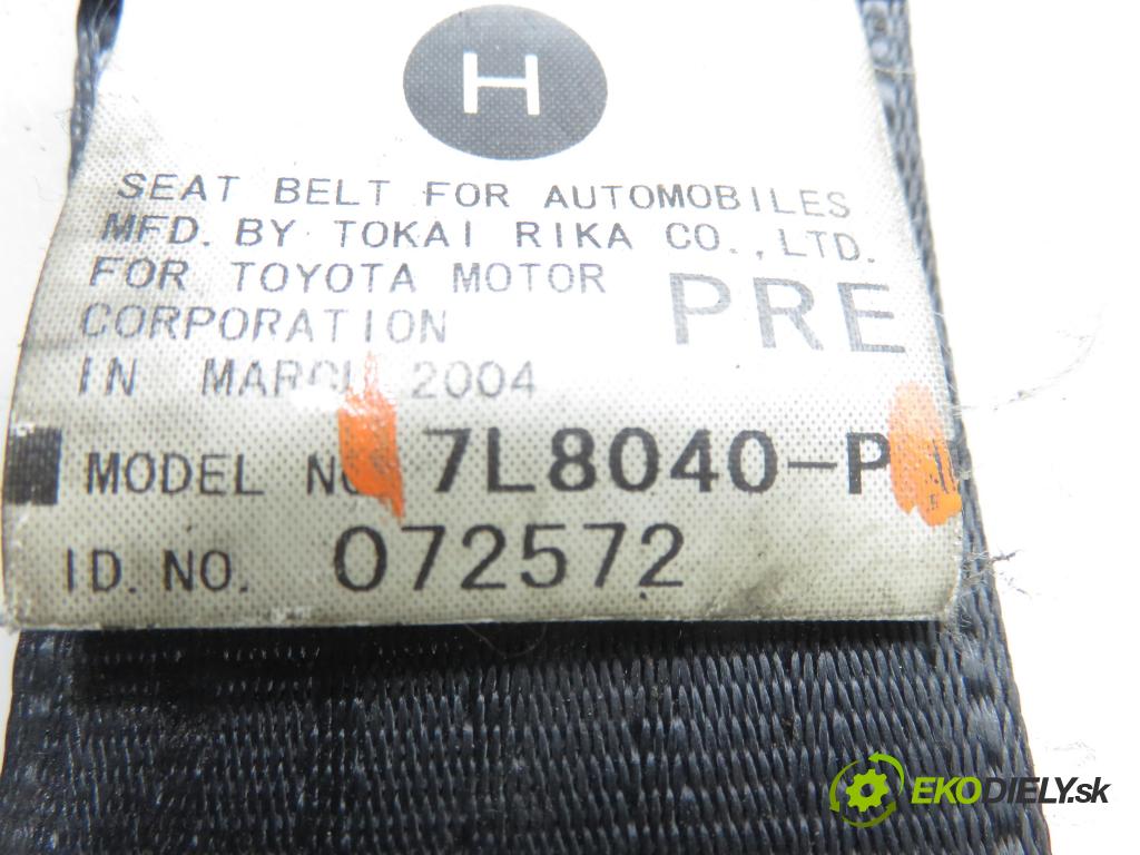 TOYOTA RAV 4 II (_A2_) SUV 2003 85,00 2.0 D-4D 4WD 116 - 1CD-FTV 1995,00 Držiak bezpečnostný LP 7L8040P