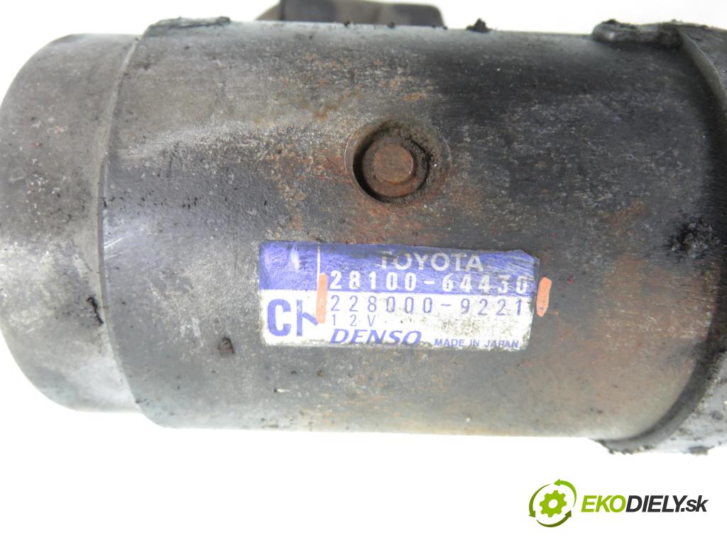 TOYOTA RAV 4 II (_A2_) SUV 2003 85,00 2.0 D-4D 4WD 116 - 1CD-FTV 1995,00 Štartér 2810064430 ; 2280009221 (Štartér)