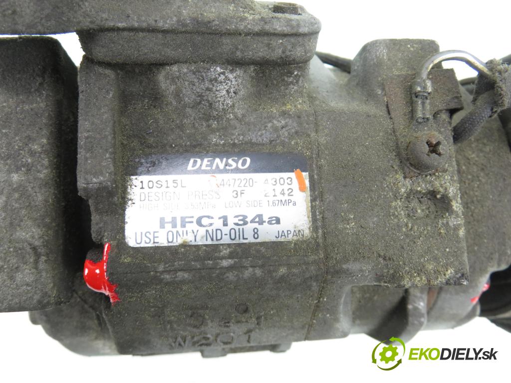 TOYOTA RAV 4 II (_A2_) SUV 2003 85,00 2.0 D-4D 4WD 116 - 1CD-FTV 1995,00 KOMPRESOR: klimatizácie 4472204303 (Kompresor klimatizácie)