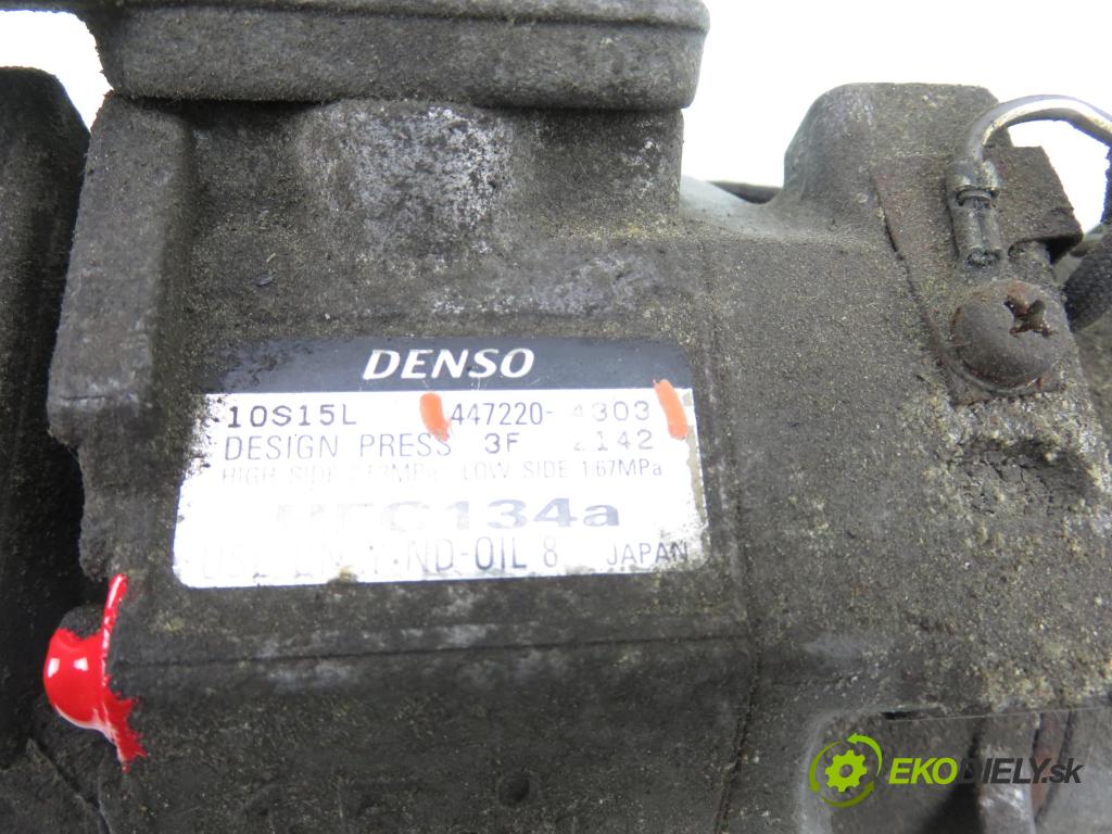TOYOTA RAV 4 II (_A2_) SUV 2003 85,00 2.0 D-4D 4WD 116 - 1CD-FTV 1995,00 KOMPRESOR: klimatizácie 4472204303 (Kompresor klimatizácie)