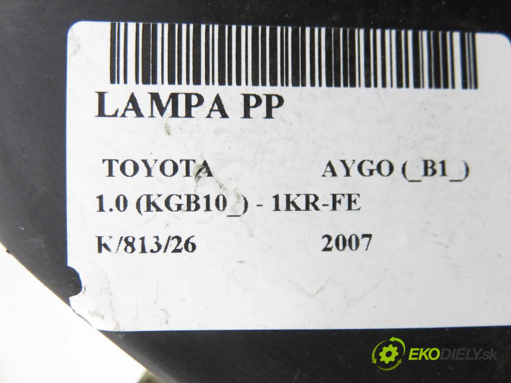 TOYOTA AYGO (_B1_) HB 2007 50,00 1.0 68 - 1KR-FE 998,00 Svetlo PP