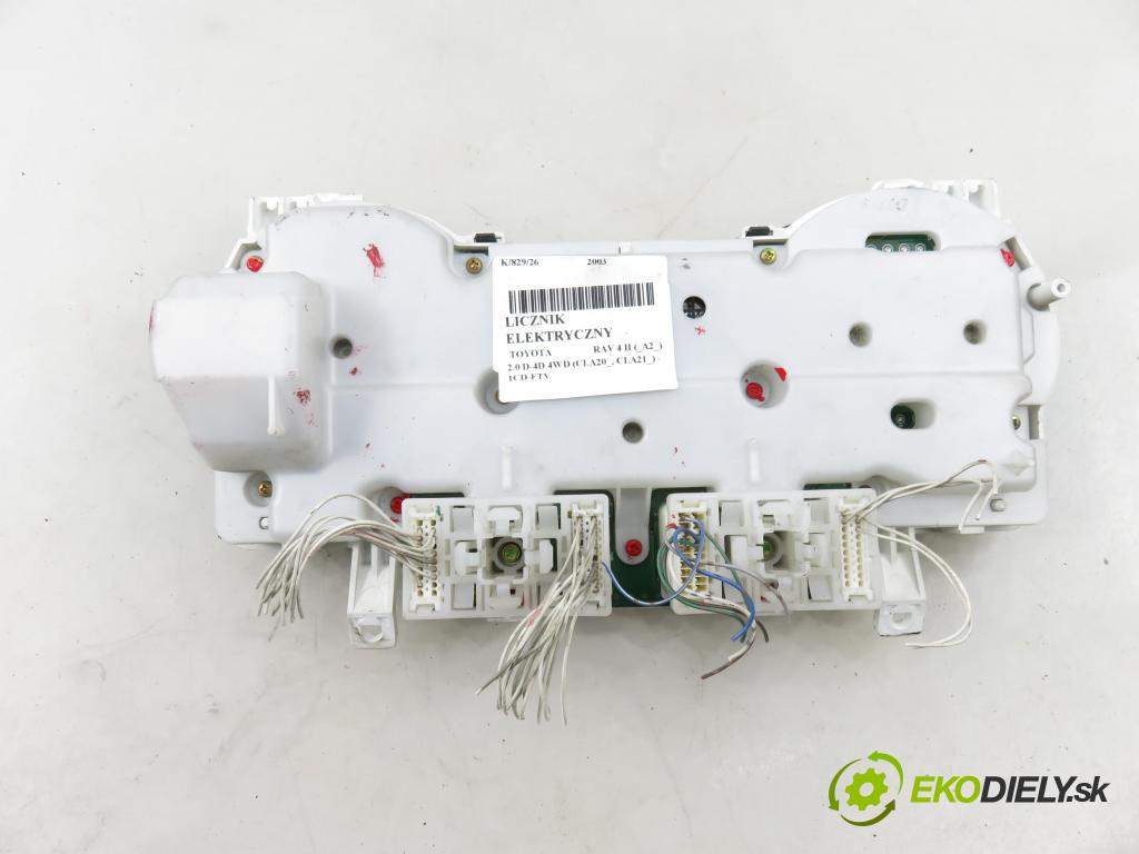 TOYOTA RAV 4 II (_A2_) SUV 2003 85,00 2.0 D-4D 4WD 116 - 1CD-FTV 1995,00 Prístrojovka elektrický 8380042A60 ; 1575202791
