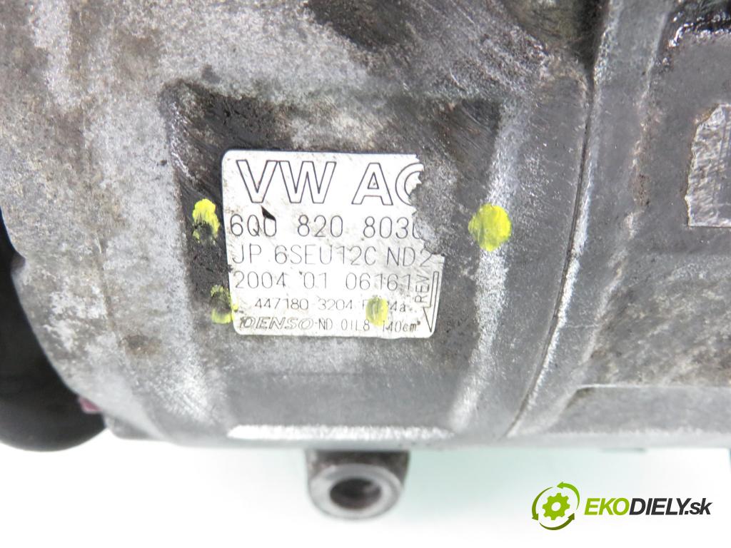 SKODA FABIA I Combi (6Y5) KOMBI 2004 47,00 1.2 - AZQ 1198,00 KOMPRESOR: klimatizácie 6Q0820803G ; 4471803204 (Kompresor klimatizácie)