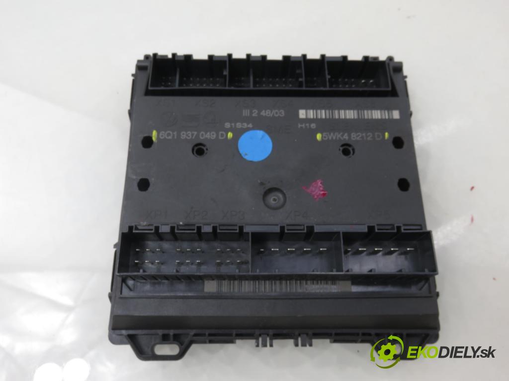 SKODA FABIA I Combi (6Y5) KOMBI 2004 47,00 1.2 - AZQ 1198,00 MODUL komfortu 5WK48212D ; 6Q1937049D