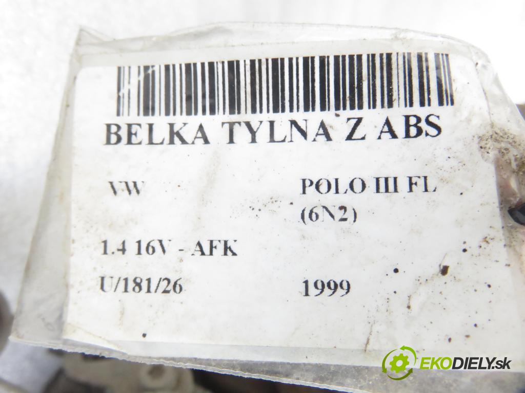 VW POLO (6N2) HB 1999 74,00 1.4 16V - AFK 1390,00 Výstuha zadná ABS